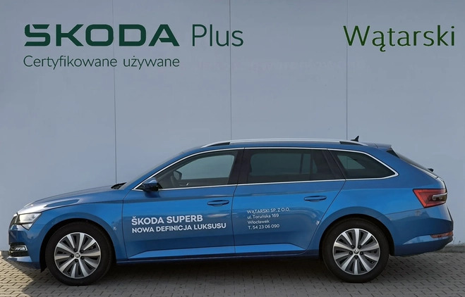 Skoda Superb cena 174900 przebieg: 12200, rok produkcji 2023 z Czarna Białostocka małe 232